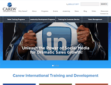 Tablet Screenshot of carew.com